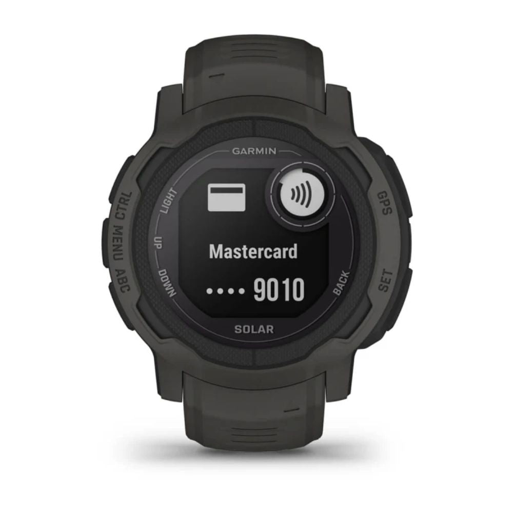 Garmin Instinct 2 Solar Smartwatch with SOS Detection - Rugged GPS Watch for Outdoor Adventures, Hiking & Fitness Tracking