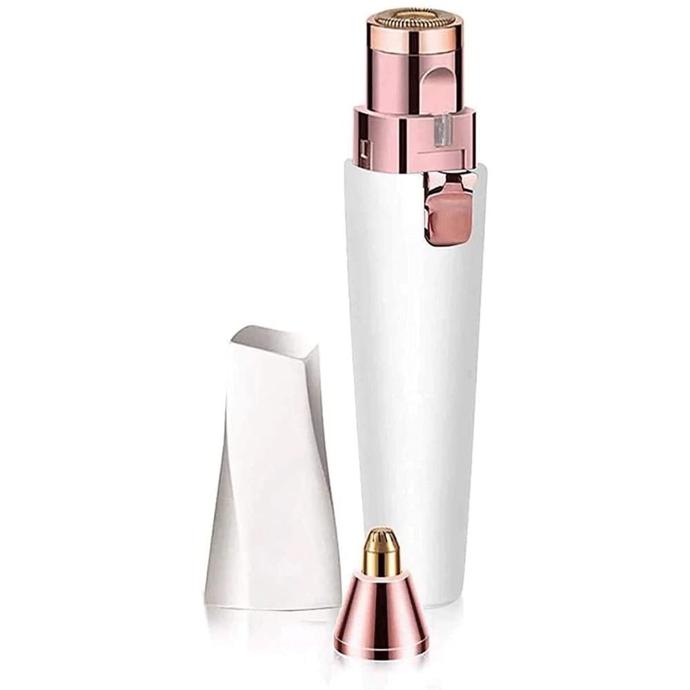 SMALK Professional Painless Nose & Ear Hair Trimmer for Men & Women - USB Rechargeable Eyebrow Groomer - Perfect for Travel, Home & Personal Grooming
