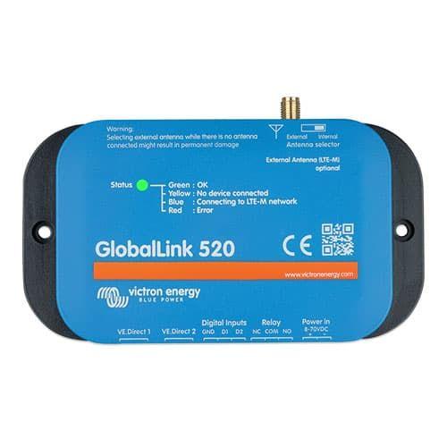 Victron Energy GlobalLink 520 Smart Battery Monitor | Real-Time Tracking for RVs, Boats & Solar Systems (Model: ASS030543020) - Perfect for Off-Grid Power Monitoring & Energy Management