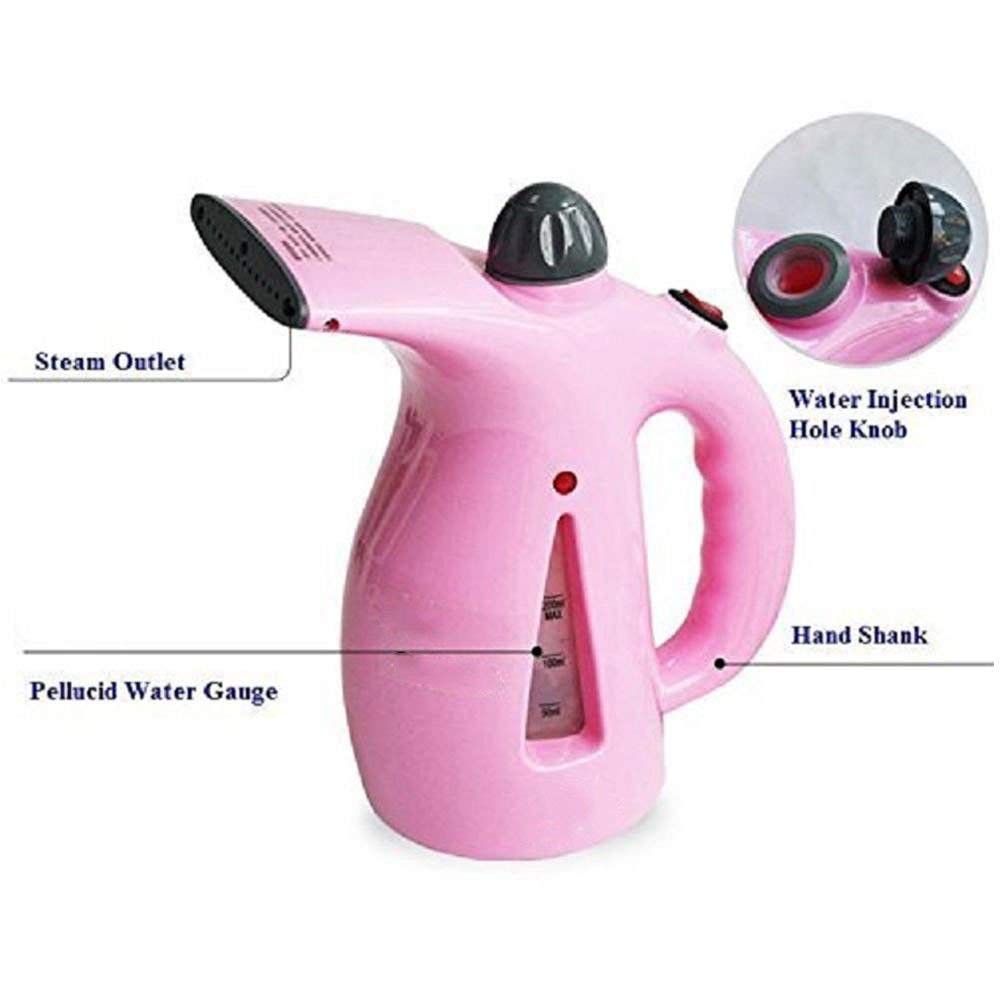 Vruta 2 in 1 Handheld Garment & Facial Steamer - Portable Electric Steamer for Clothes and Skin Care - Perfect for Travel, Home Use, and Quick Wrinkle Removal