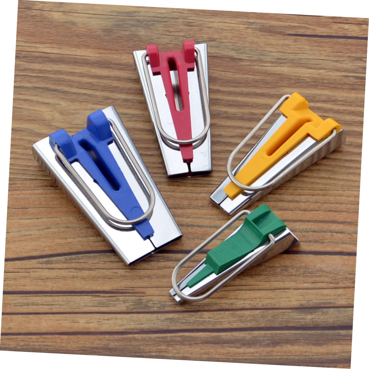 NUOBESTY 6-Piece Sewing Bias Tape Maker Set - Easy-to-Use Binding Tape Tool Kit for DIY Quilting, Dressmaking & Craft Projects | Perfect for Hemming, Piping & Fabric Edging
