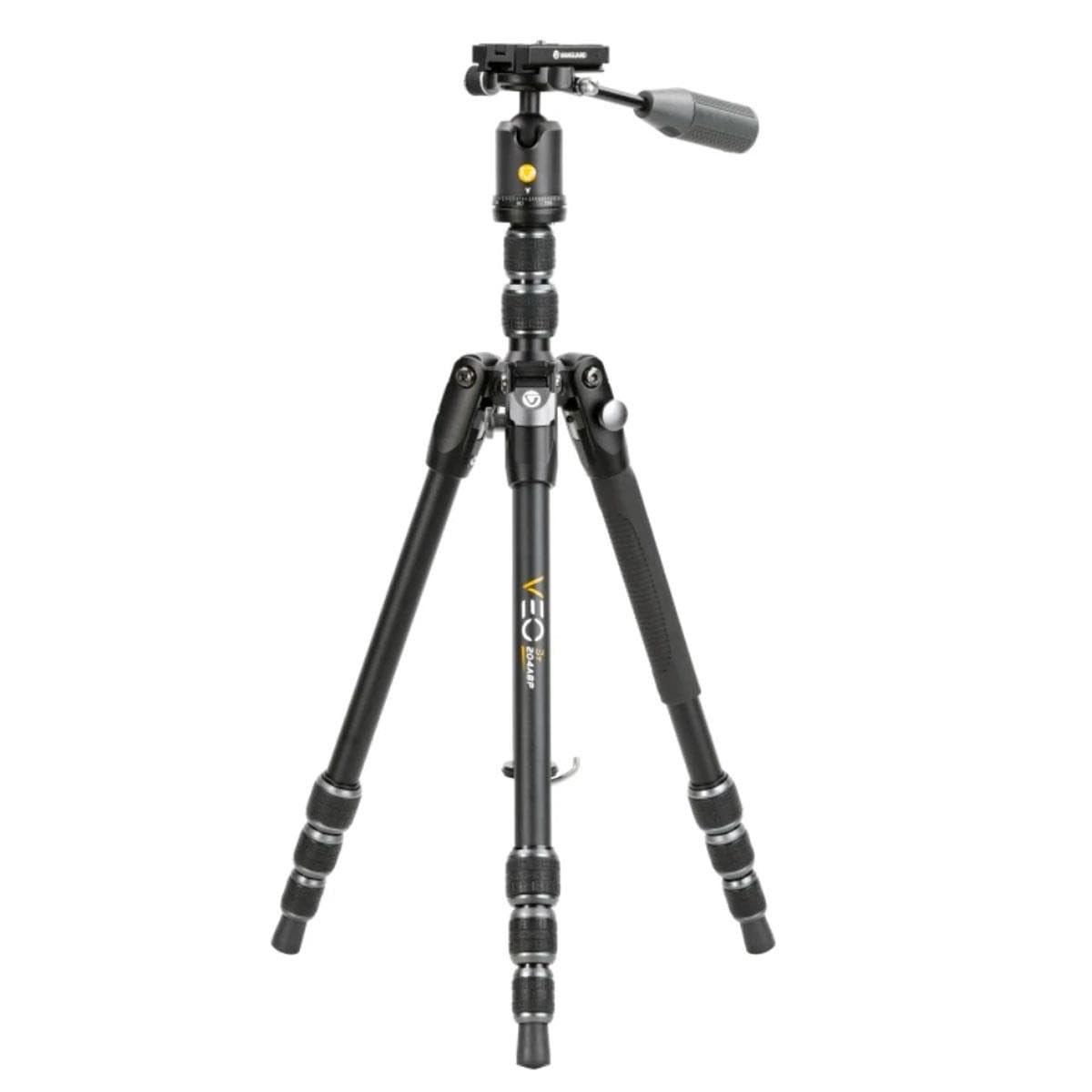 Vanguard VEO3T204ABP Aluminum Travel Tripod with Ball Head - Compact & Lightweight for DSLR & Smartphone Photography | Perfect for Travel, Hiking & Vlogging