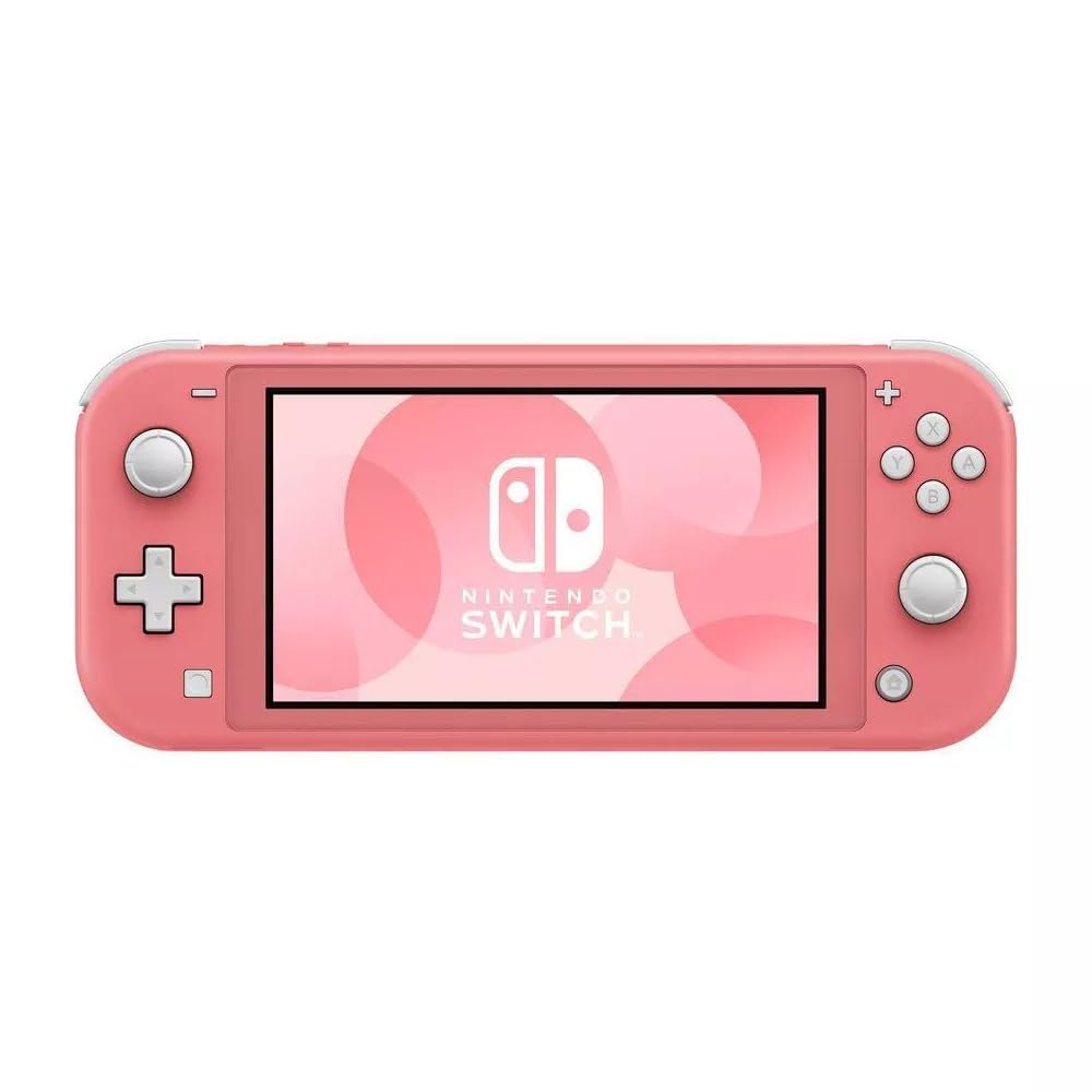 Nintendo Switch Lite Coral - Refurbished Portable Gaming Console for Travel, Commute & Home Entertainment