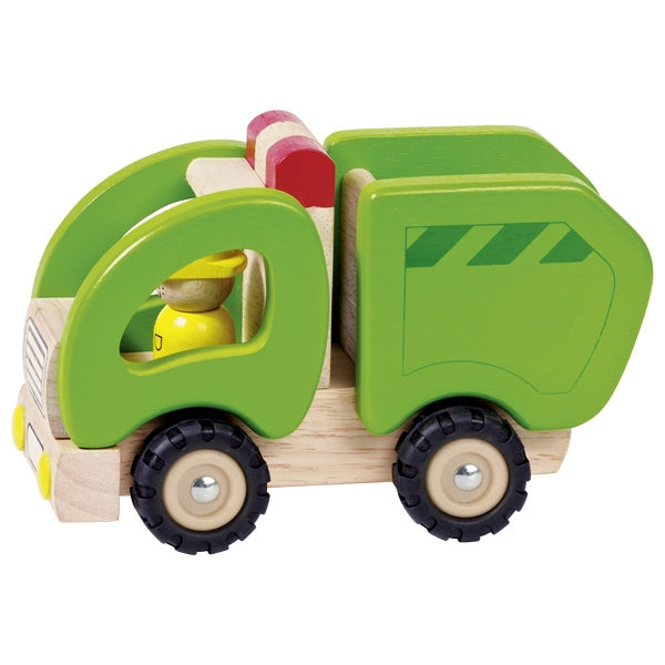 Goki Garbage Truck Toy - Realistic Waste Collection Vehicle for Kids - Pretend Play, Educational Recycling Game - Perfect for Preschool Learning & Imaginative Playtime
