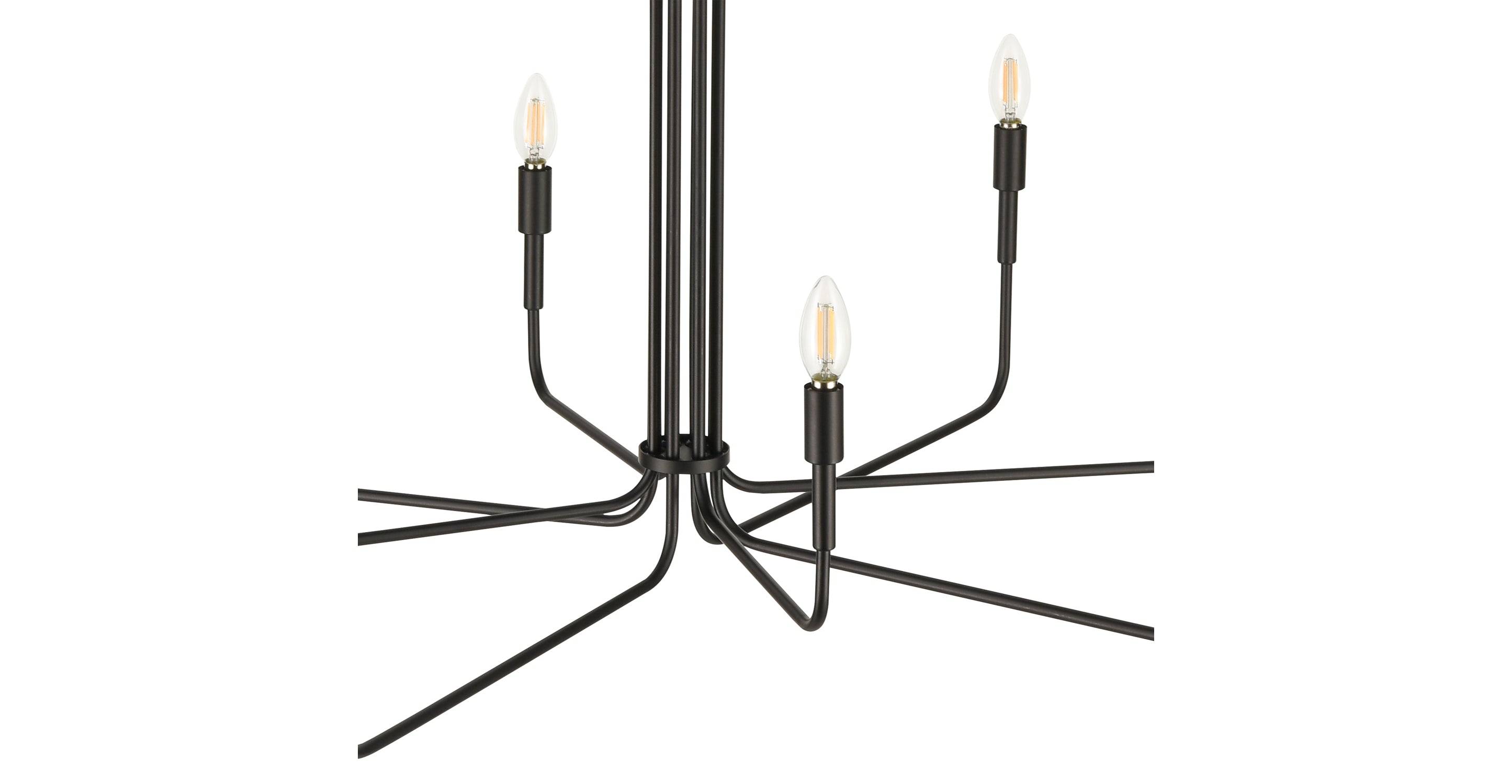 Bella 8-Light Modern Chandelier - Elegant Crystal Ceiling Light Fixture for Dining Room, Living Room & Bedroom Decor
