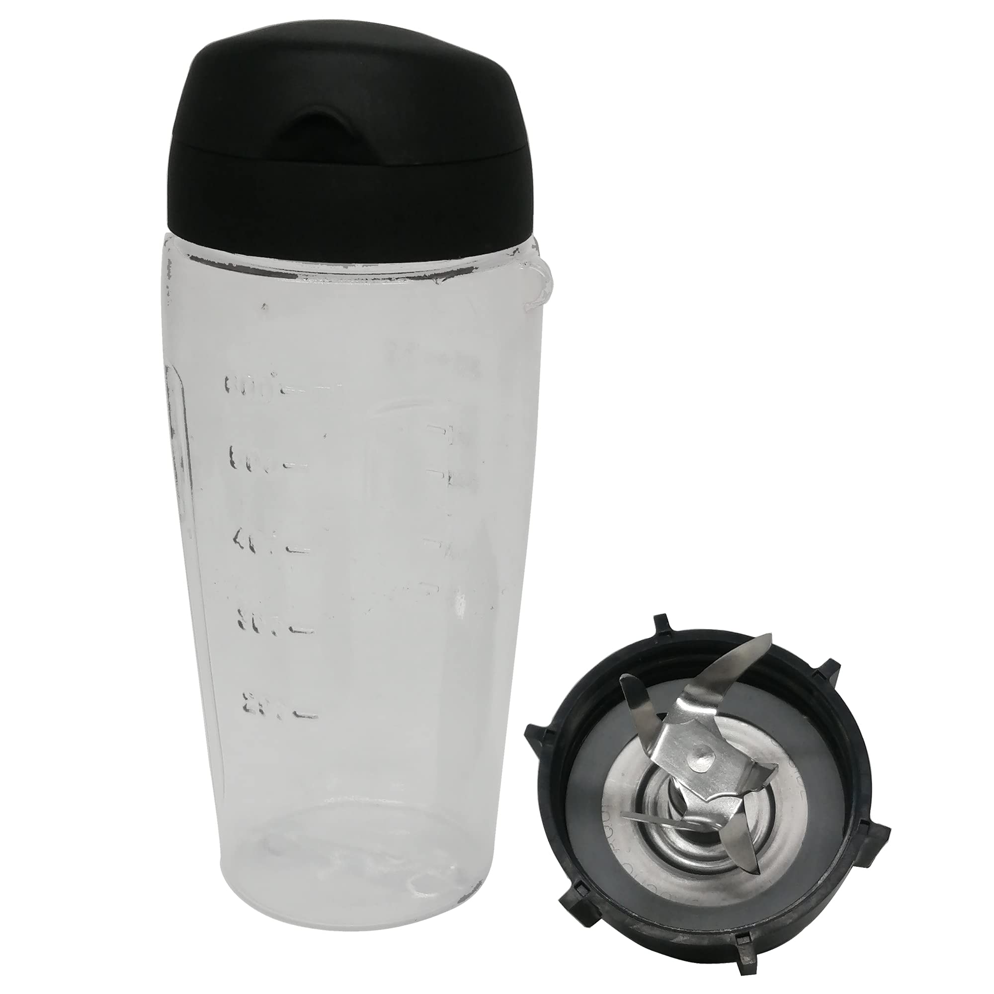 Premium 6-Point Stainless Steel Ice Crushing Blender Blade - Compatible with Oster Classic & Osterizer Galaxie Blenders - Perfect for Smoothies, Frozen Drinks & Food Prep - Blend-N-Go Smoothie Kit with Durable Ice Crushing Blades