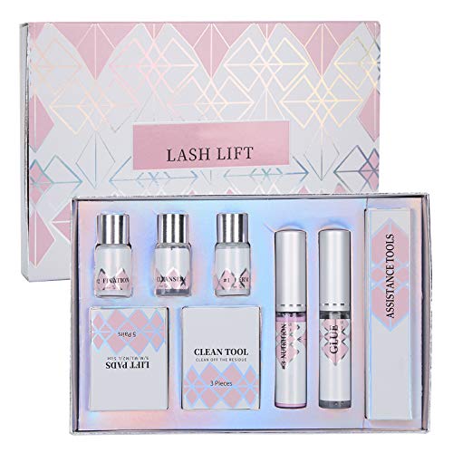 Professional Lash Lift Kit for Eyelash Extensions - Easy to Use Salon & Home DIY Eyelash Perming Set for Natural Curled Lashes (Perfect for Bridal, Party & Everyday Glam)