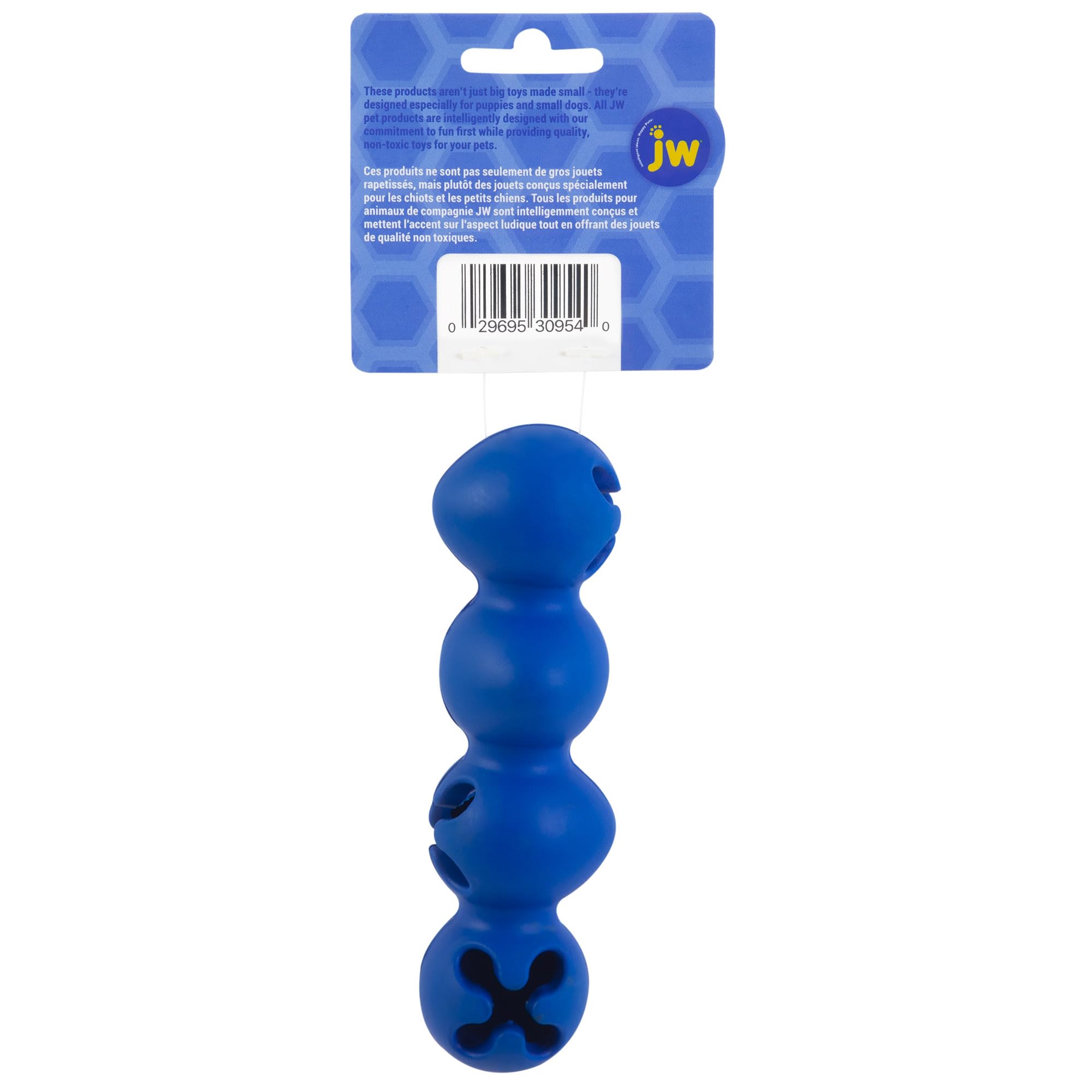 JW Playbites Caterpillar Treat Dispenser Toy - Interactive Dog Puzzle Feeder for Mental Stimulation & Slow Eating - Perfect for Small to Medium Dogs During Training, Playtime or Mealtime