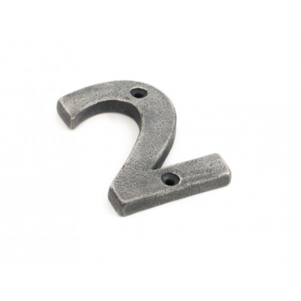 House Numbers 0-9 in Pewter - Durable & Weatherproof Address Plaques for Home, Mailbox, or Business - Perfect for Curb Appeal & Easy Identification