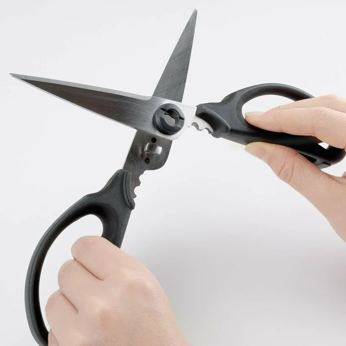 Best Kitchen & Herb Scissors for Cooking - 5-Blade Stainless Steel Herb Shears with Non-Slip Handles - Perfect for Chopping Herbs, Vegetables, and More in the Kitchen