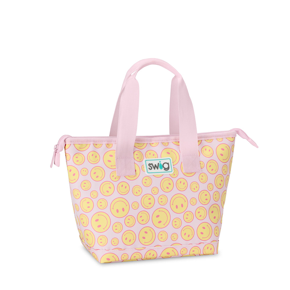 Oh Happy Day Insulated Lunch Bag for Adults & Kids - Leakproof & Reusable Lunch Box for Work, School, Picnics & Outdoor Activities