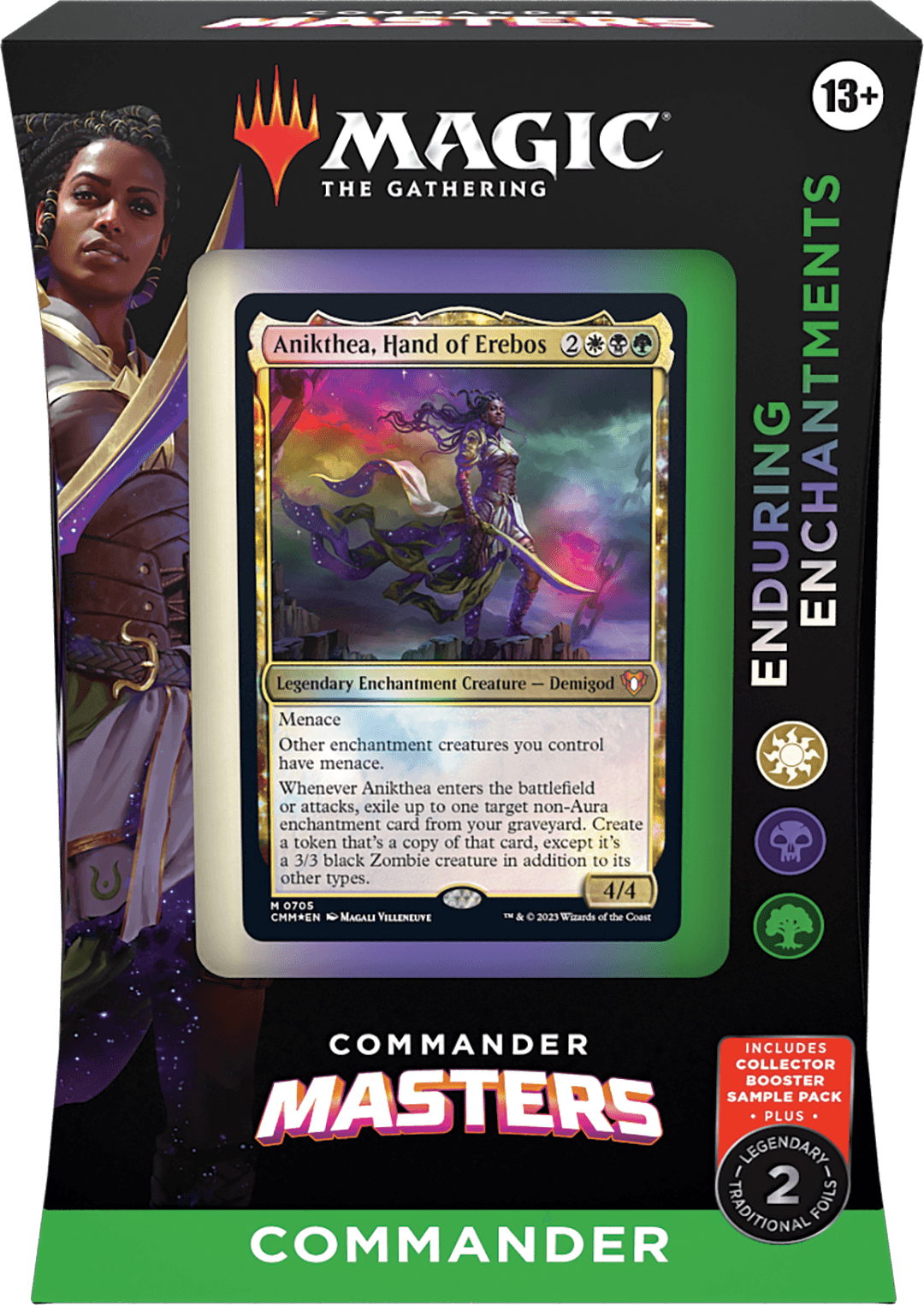Magic: The Gathering Commander Masters Deck - Enduring Enchantments | Premium MTG Commander Deck for Strategic Gameplay | Perfect for Commander Format & Collectible Card Games