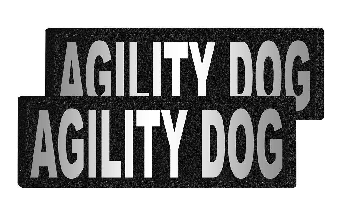 Dogline Agility Dog Removable Patches - Large & X-Large Sizes for Training & Competition | Perfect for Dog Sports, Agility Courses & Obedience Training