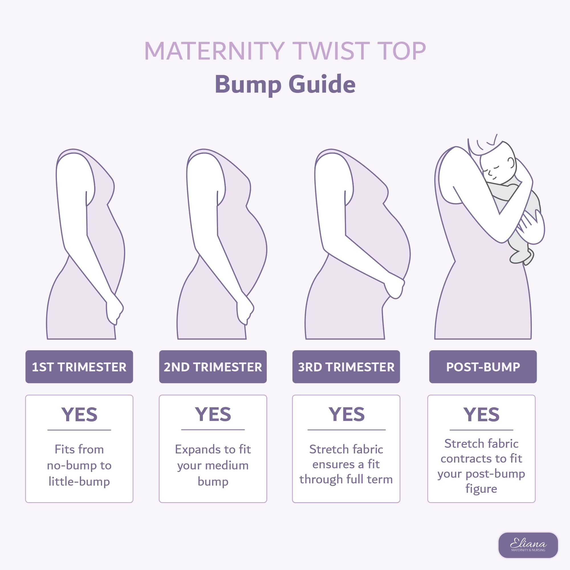 Ultra-Soft Lettuce Mock-Neck Maternity Top with Bell Long Sleeves - Comfortable Maternity Turtleneck Sweater for Pregnancy - Perfect for Work, Casual Outfits and Nursing