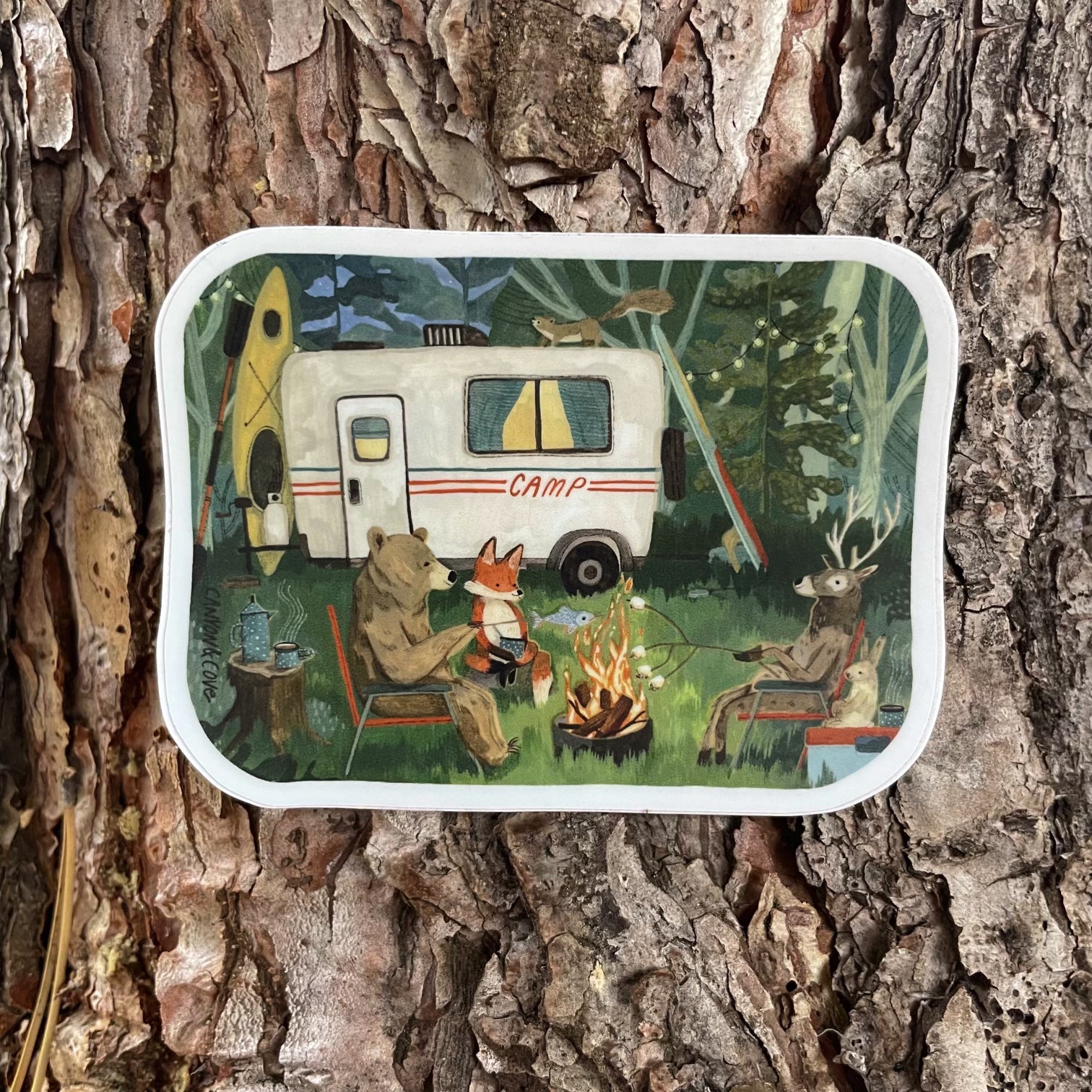 Camper Life Sticker Pack - Waterproof Vinyl Decals for RV, Travel Mug & Laptop - Perfect for Outdoor Enthusiasts & Road Trip Adventures