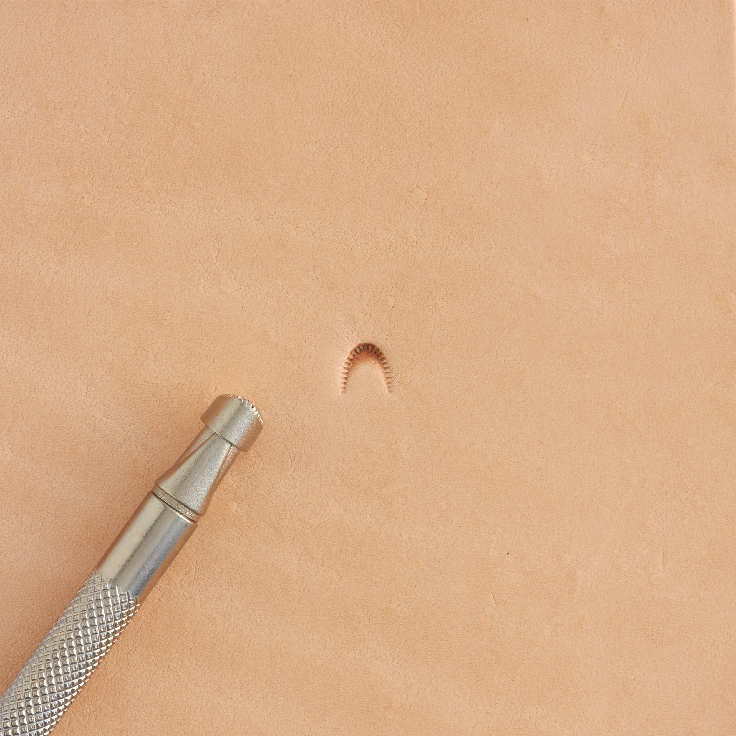 Craftool® Rounded Mulefoot Leather Stamp - Professional Leather Crafting Tool for DIY Projects, Shoe Making & Leatherworking - Perfect for Belts, Wallets & Handmade Leather Goods
