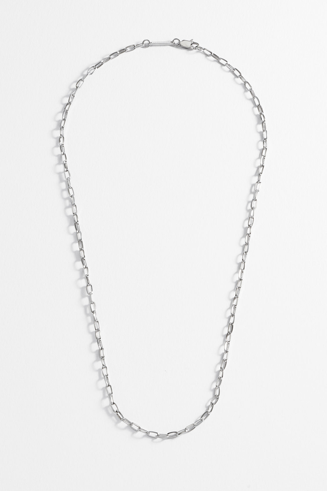 Men's Stainless Steel Paperclip Chain Necklace - Durable & Hypoallergenic for Everyday Wear - Perfect for Casual, Office & Date Night Outfits