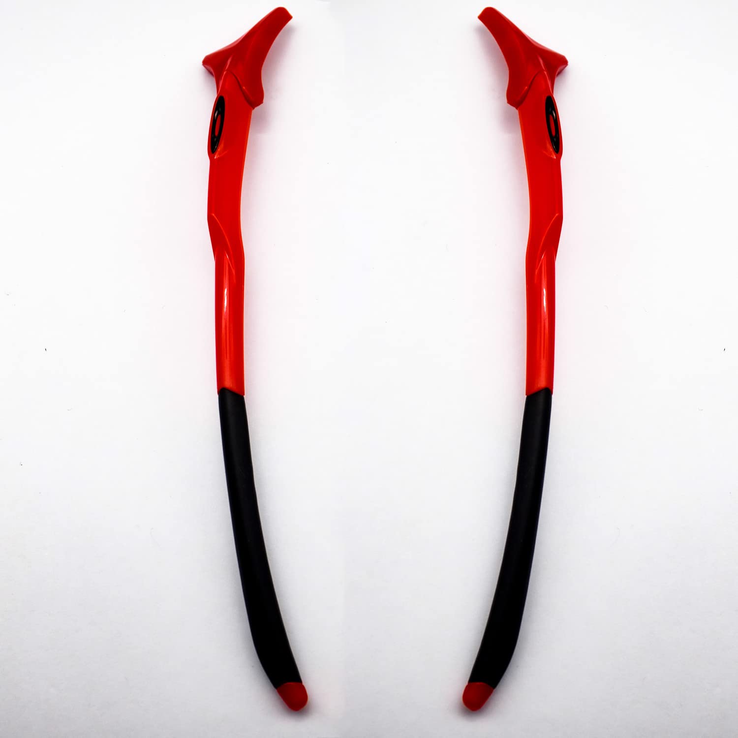 Replacement Red Rubber Glasses Legs for Oakley EV-Zero Sunglasses - Durable & Comfortable Eyewear Accessories for Sports & Outdoor Activities