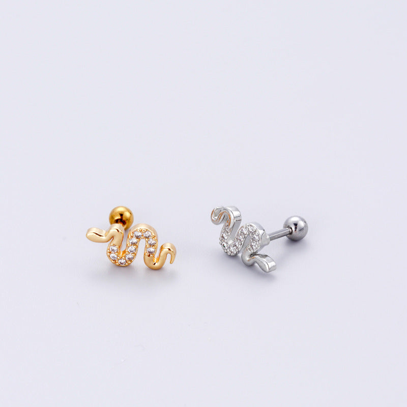 16G Surgical Steel Cartilage Earrings - Heart Dangle Earrings with Ball Back Closure | Hypoallergenic Body Jewelry for Women | Perfect for Daily Wear, Parties & Special Occasions