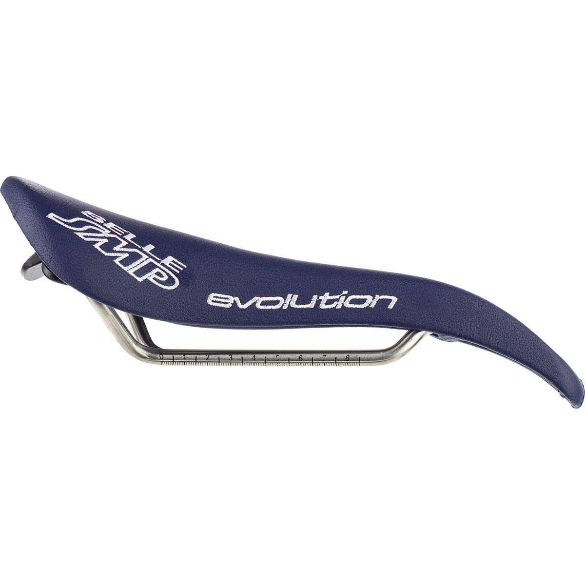 Selle SMP Evolution Blue Bike Saddle - Lightweight & Comfortable Cycling Seat for Road & Mountain Bikes - Perfect for Long Distance Rides & Commuting