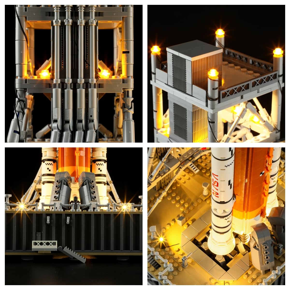 LIGHTAILING LED Light Kit for LEGO NASA Artemis Space Launch System 10341 - Compatible Building Blocks Model - DIY Lighting Set for LEGO Enthusiasts & Space Fans - Perfect for Home Decoration, Gifts, and Display Showcase