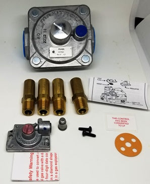 Cecilware FMS 40/FMS 504 Natural Gas to LP Conversion Kit - 4 Burner Fryer Upgrade for Commercial Kitchens | Restaurant & Catering Equipment