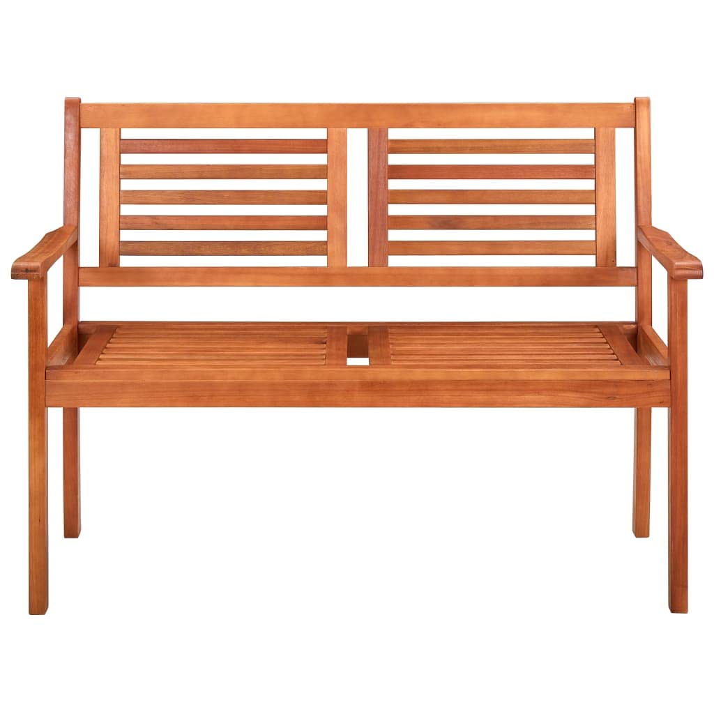 vidaXL 2-Seater Patio Bench with Cushion - 47.2