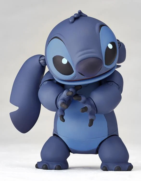 Amazing Yamaguchi Revoltech Action Figure Stitch NR035 - Highly Poseable Collectible Toy for Disney Fans and Anime Lovers - Perfect for Display, Photography, and Cosplay Inspiration