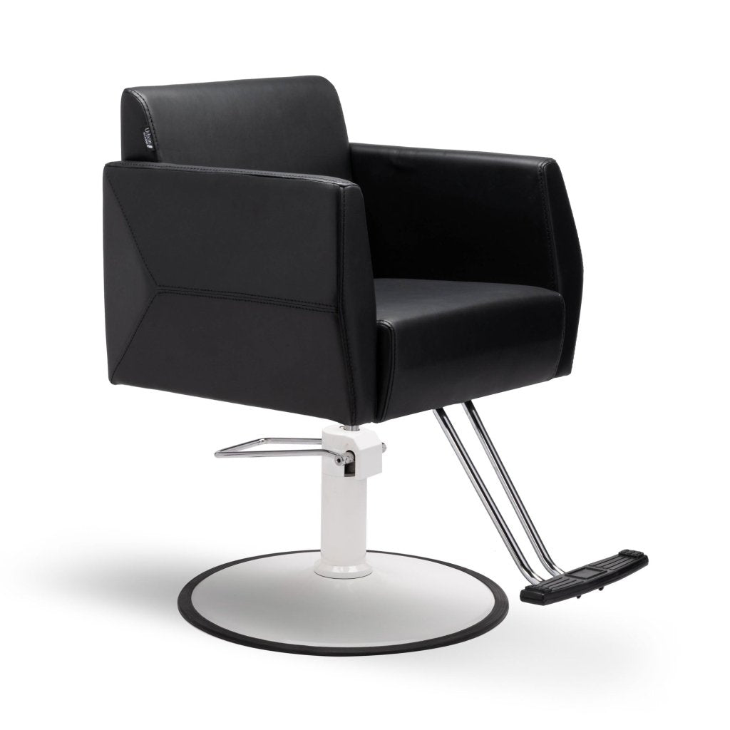 Lanvain® Lea Styling Chair 108 - Professional Salon Hairdressing Chair with Adjustable Height & 360° Swivel - Perfect for Hair Salons, Barbershops & Home Styling Stations