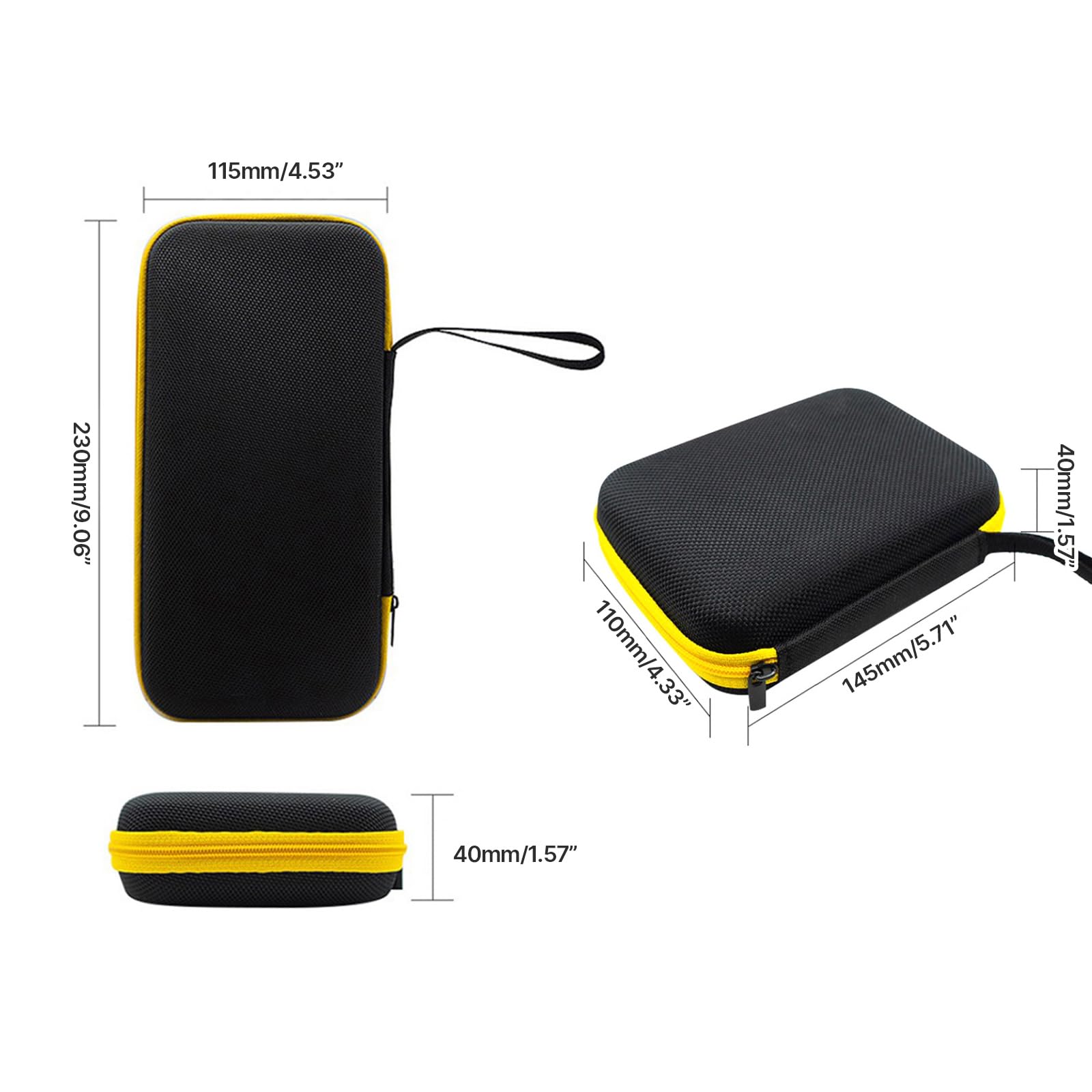 Premium EVA Hard Case for RG35XX & RG505 Game Consoles - Waterproof Travel Storage Bag with Shockproof Protection | Perfect for Gaming On-The-Go, Travel, and Safe Storage