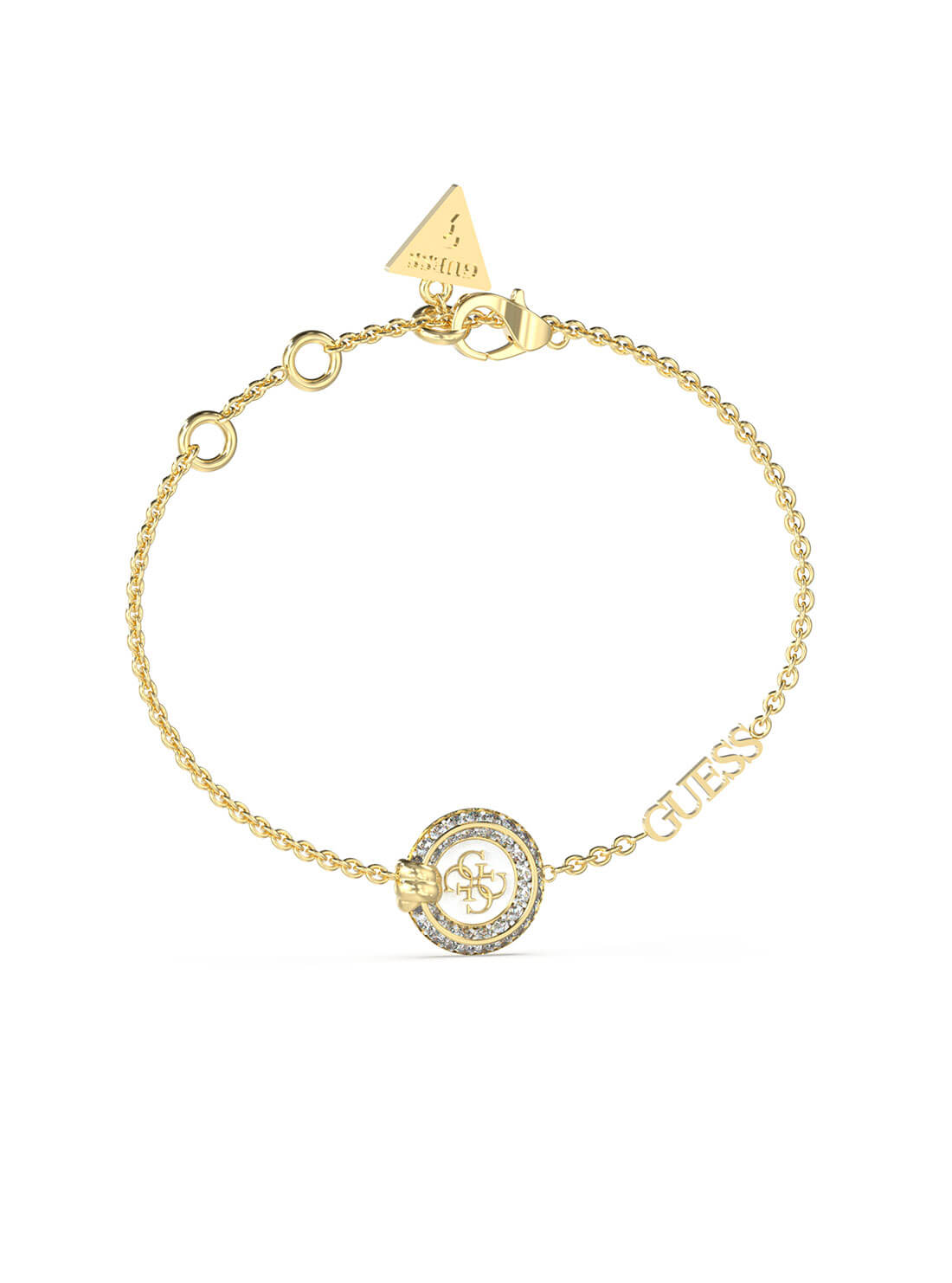 Elegant Gold Knot White Crystal Bracelet for Women - Perfect for Weddings, Parties & Everyday Wear
