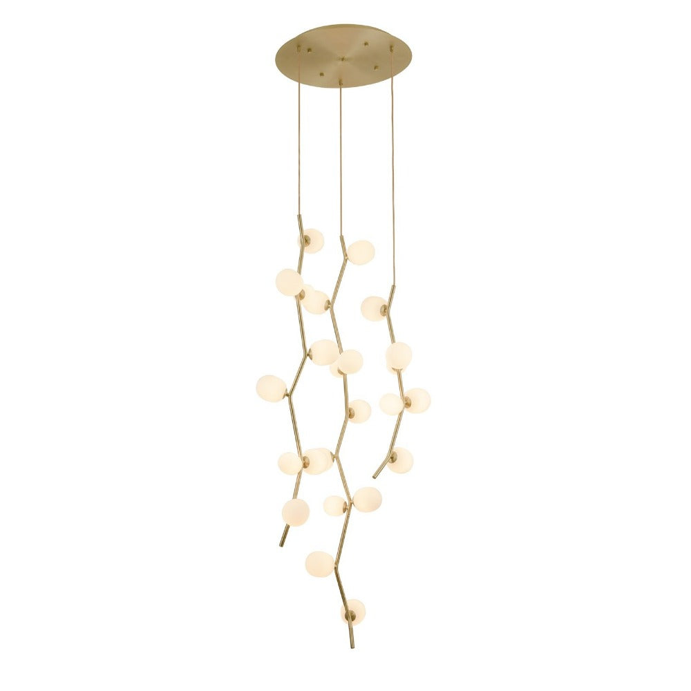 DeBerry Modern 6-Light Pendant Chandelier - Adjustable Hanging Fixture for Dining Room, Kitchen Island & Living Room Lighting