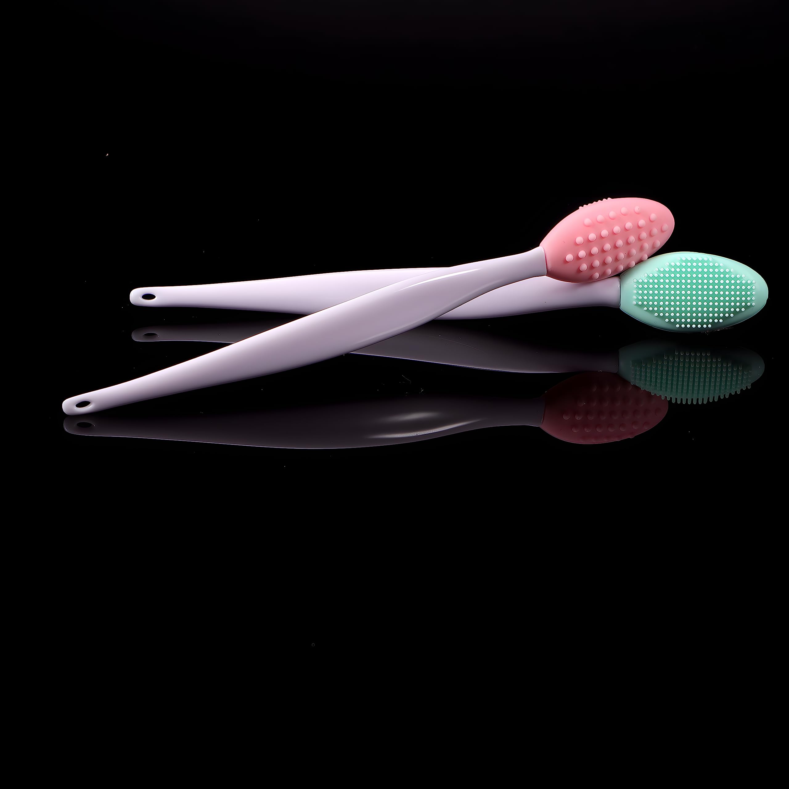 10pcs Silicone Lip & Nose Exfoliating Brush - Blackhead Removal & Face Cleansing Tool with Replacement Heads - Perfect for Daily Skincare & Makeup Application