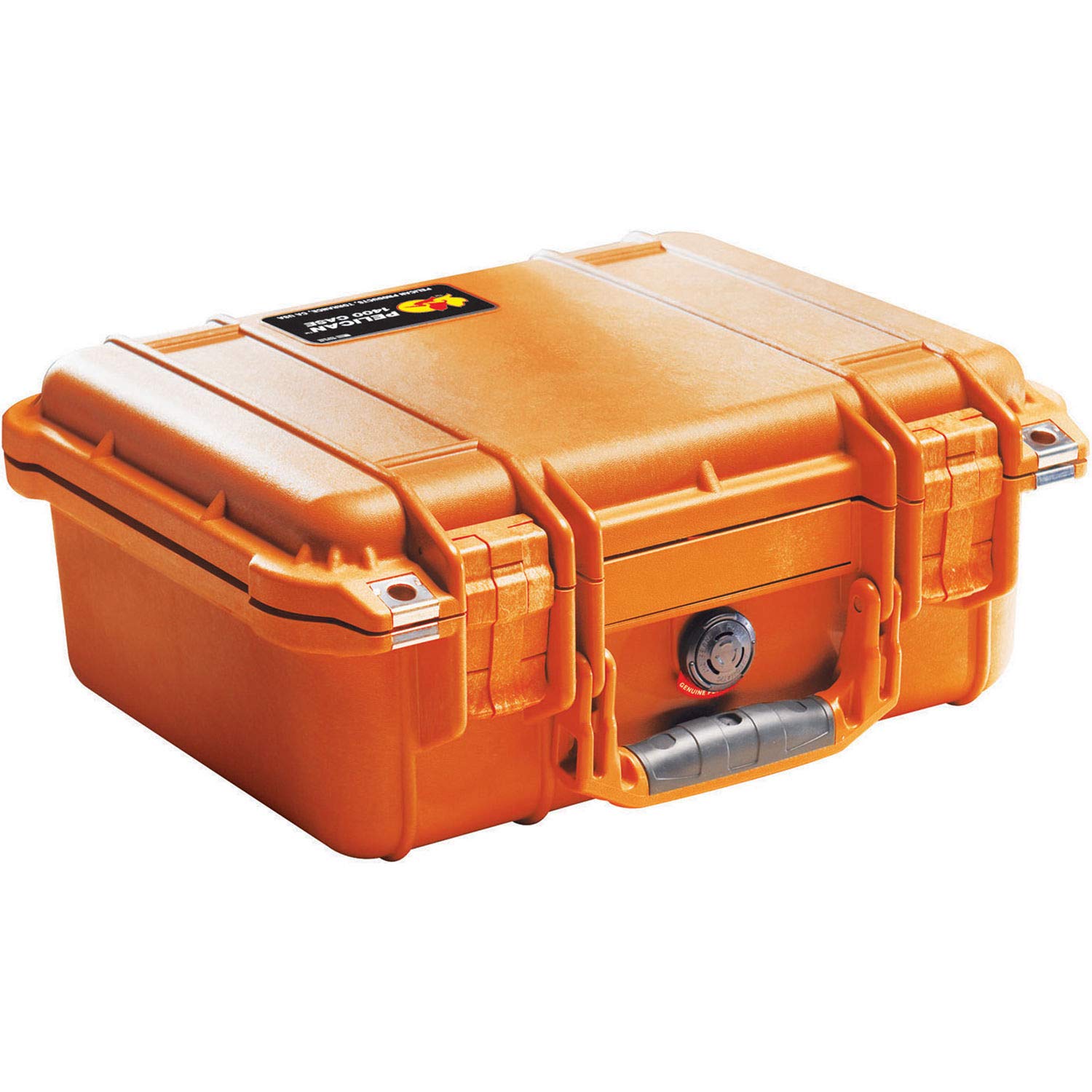 Pelican 1400 Protective Case - Orange Waterproof Hard Shell for Cameras, Electronics & Equipment - Perfect for Travel, Outdoor Adventures & Professional Use