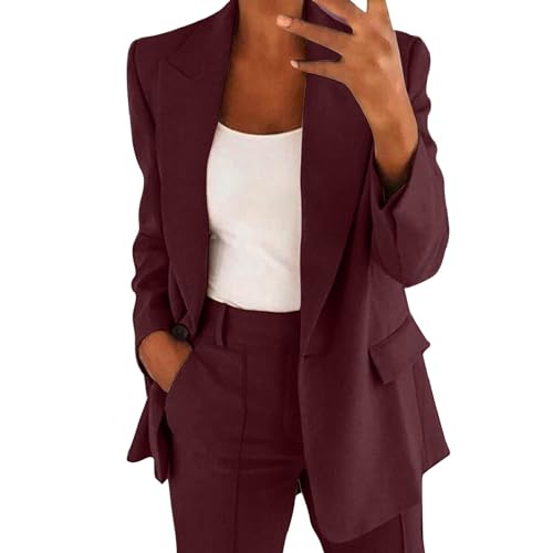 R-119 Coffee Purple Blazer