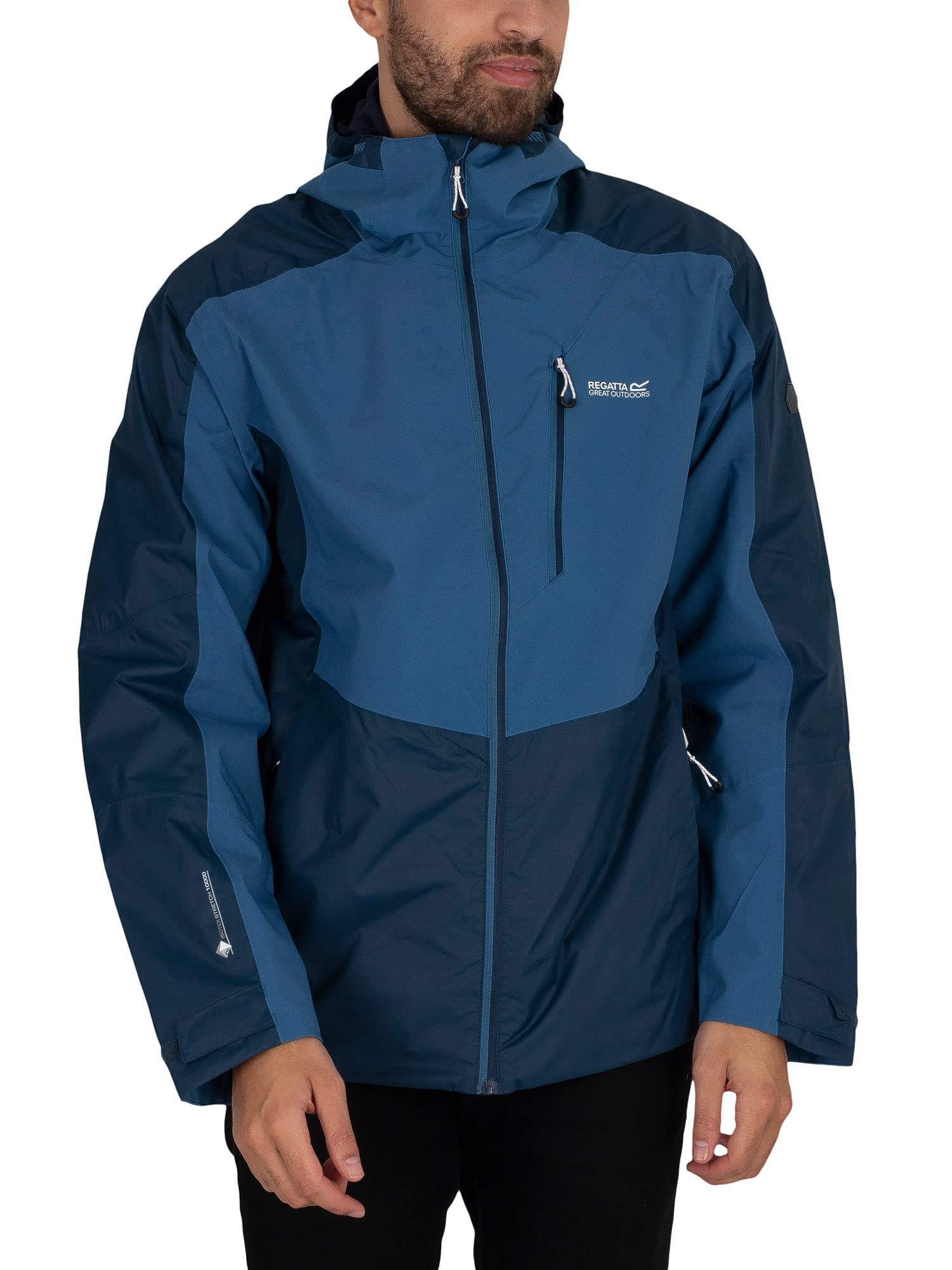 Regatta Highton Str Jacket II for Men - Waterproof Windbreaker Outdoor Hiking Jacket - Perfect for Camping, Hiking & Travel Adventures
