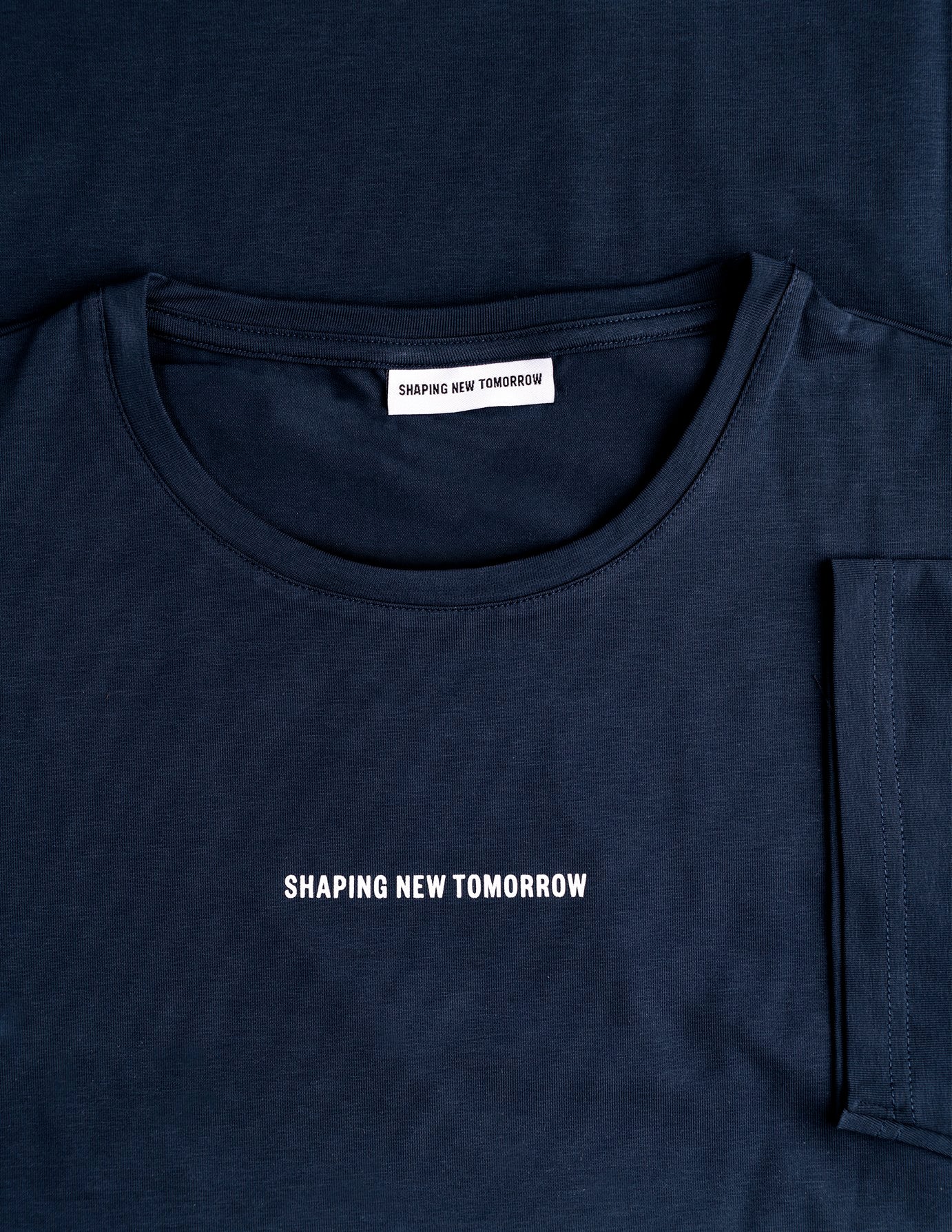 Premium Supima Cotton Men's T-Shirt - Navy Blue Crew Neck Tee for Casual Wear & Everyday Comfort