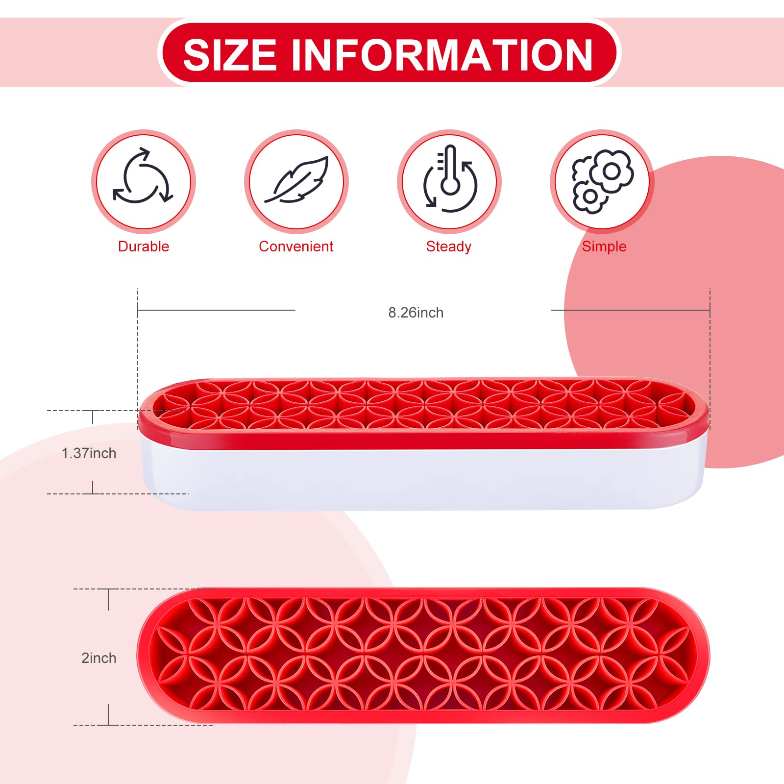 Yexiya 3-Piece Quilting Ruler Holder Set - Silicone Sewing Tool Organizer for Scissors, Markers & Craft Accessories - Perfect for Quilting, Sewing & Cosmetic Storage