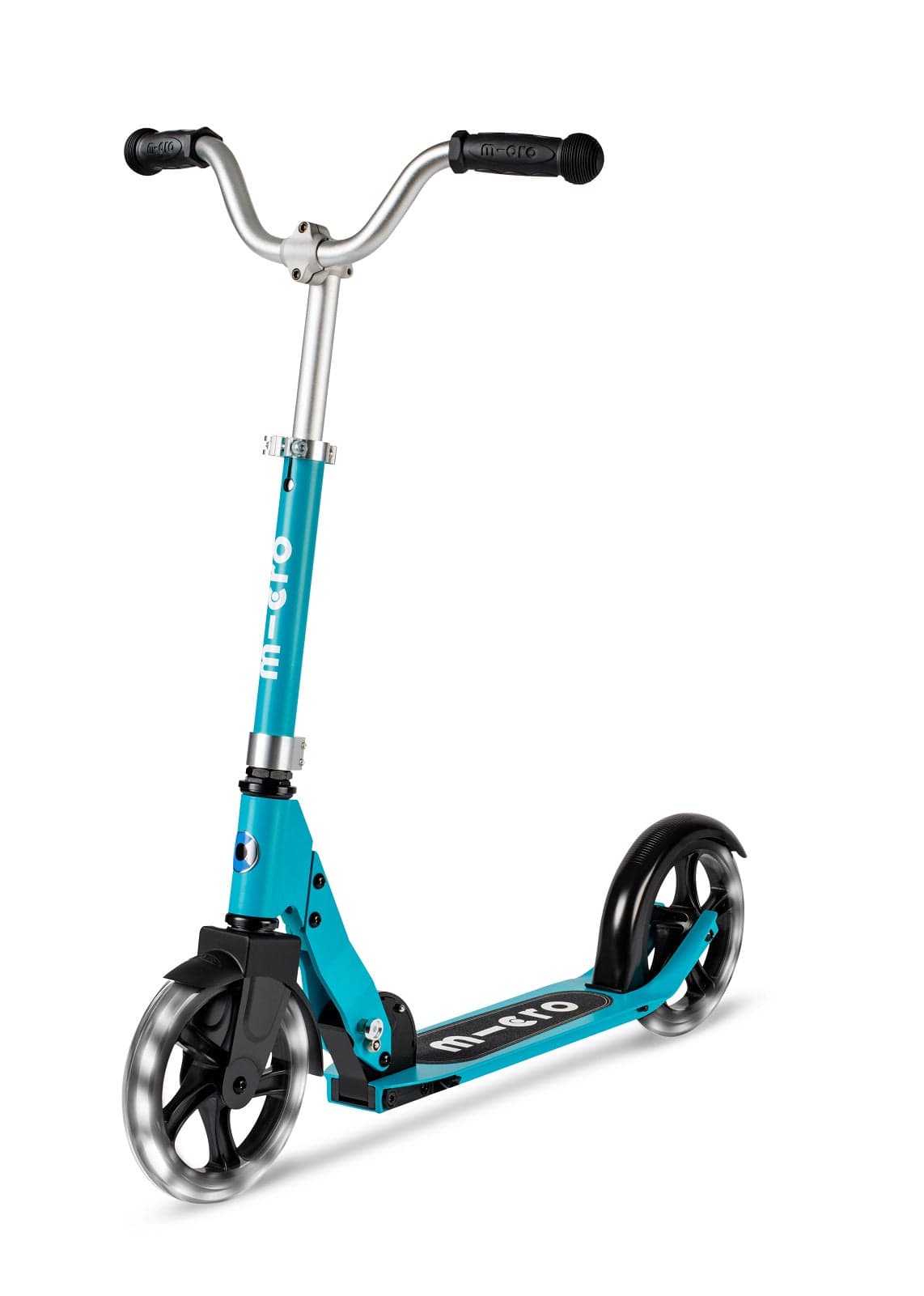 Microkickboard Micro Cruiser LED Scooter - Light Up Kids Kick Scooter with LED Wheels for Boys & Girls - Perfect for Commuting, Neighborhood Rides & Outdoor Fun