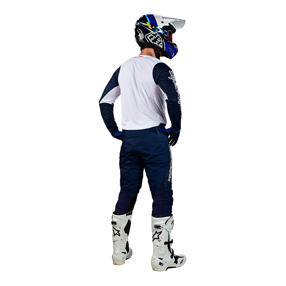 GP Pro Jersey Boltz White/Navy - High Performance Sports Jersey for Baseball, Football & Soccer - Perfect for Training, Games & Team Uniforms