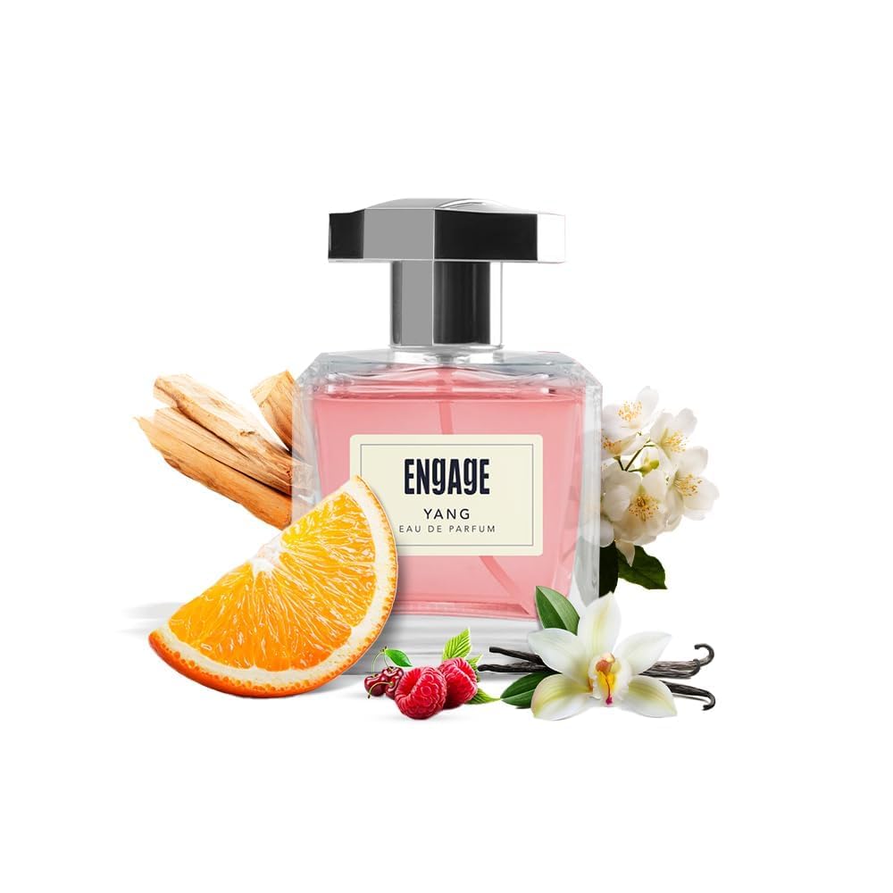 Engage Yang Eau De Parfum for Women - Floral Fruity Perfume, Long Lasting Fragrance, Skin Friendly Scent | Perfect for Daily Wear, Date Night & Special Occasions