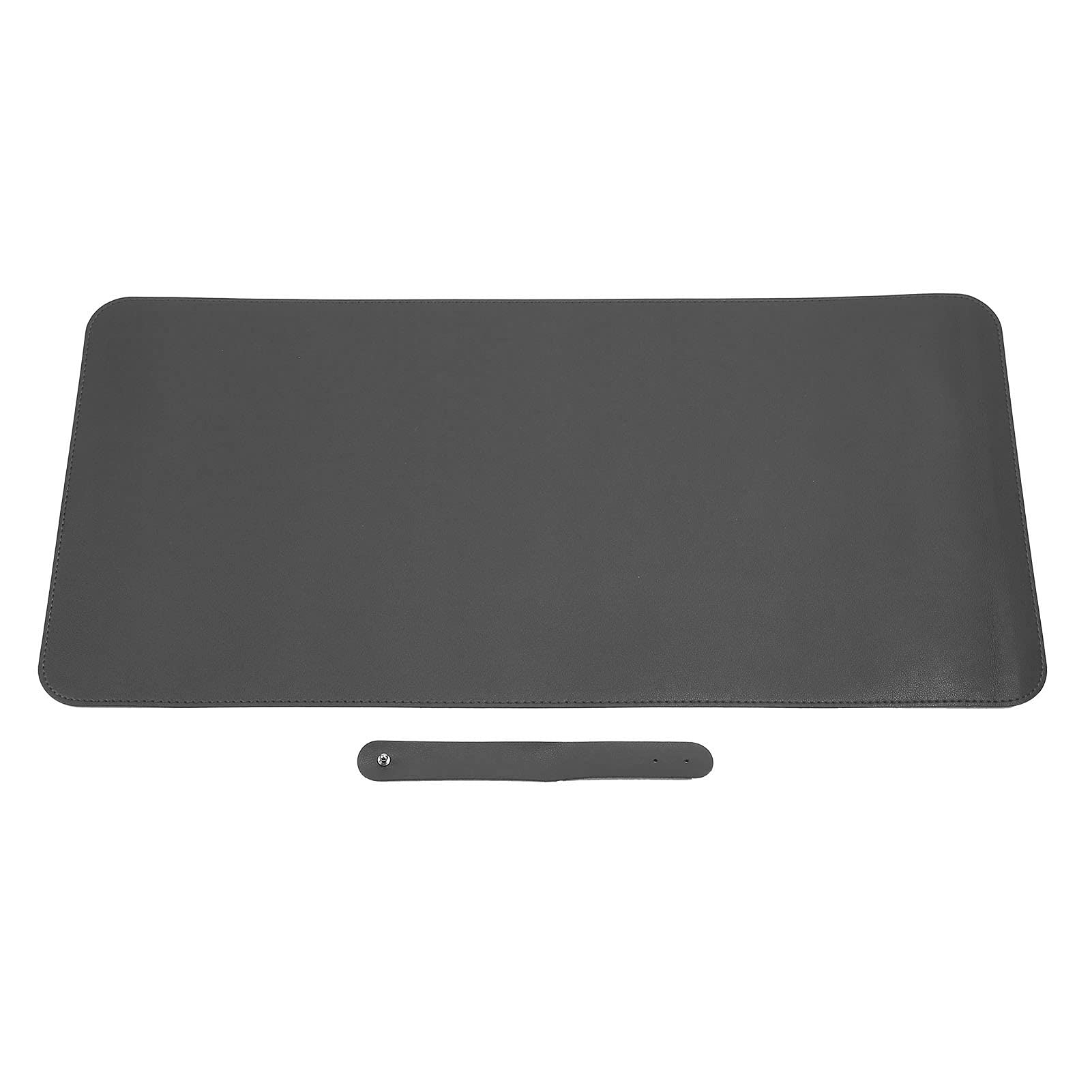 Premium Double-Sided Desk Mat - Soft Mouse Pad & Writing Surface for Office, Home, Gaming (Black & Cork) | Ideal for Laptops, Computers, and Workspace Organization