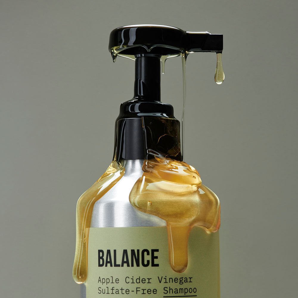 AG Care Balance Apple Cider Vinegar Sulfate Free Shampoo 12oz (355ml) - Gentle Cleansing for Dry, Itchy Scalp - Perfect for Color-Treated & Damaged Hair - Salon Quality Hair Care at Home