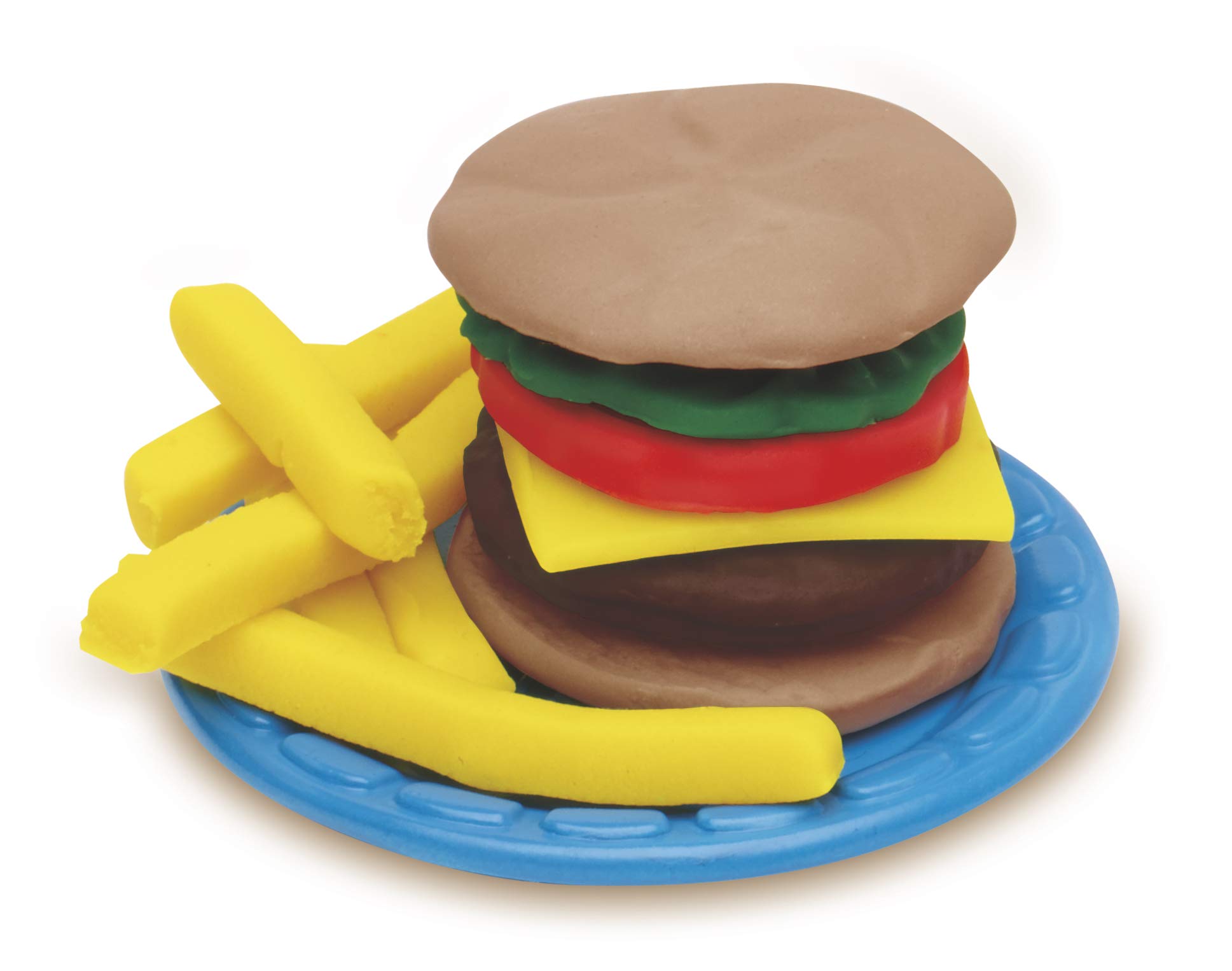 Play-Doh Kitchen Burger Party Set with 5 Modeling Clay Pots - Creative Toy for Kids Ages 3+ - Fun Pretend Play for Birthday Parties & Family Game Nights