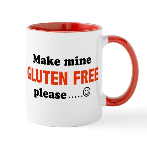 White/Red Inside - Gluten Free Mug