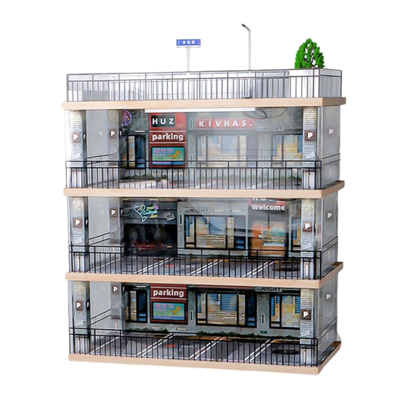 1/32 Scale Die-Cast Car Display Case - 3-Tier Toy Car Storage Showcase for Model Vehicle Collection & Garage Decoration - Perfect for Home, Office, and Gift Giving