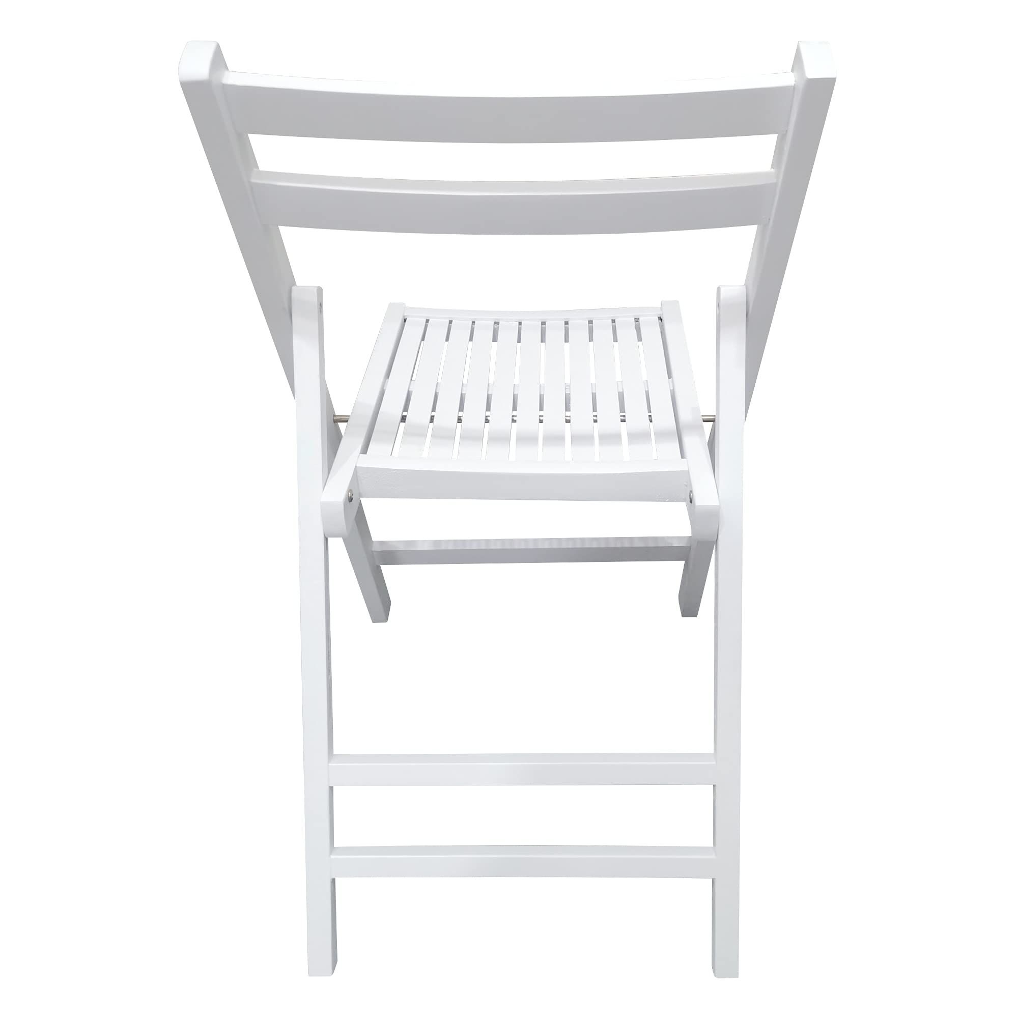 HomVent 4-Pack Wooden Folding Chairs with Slatted Design - Portable Patio Chairs for Living Room, Garden, Balcony, Backyard & Pool - Perfect for Outdoor Relaxation, Indoor Seating & Entertaining Guests