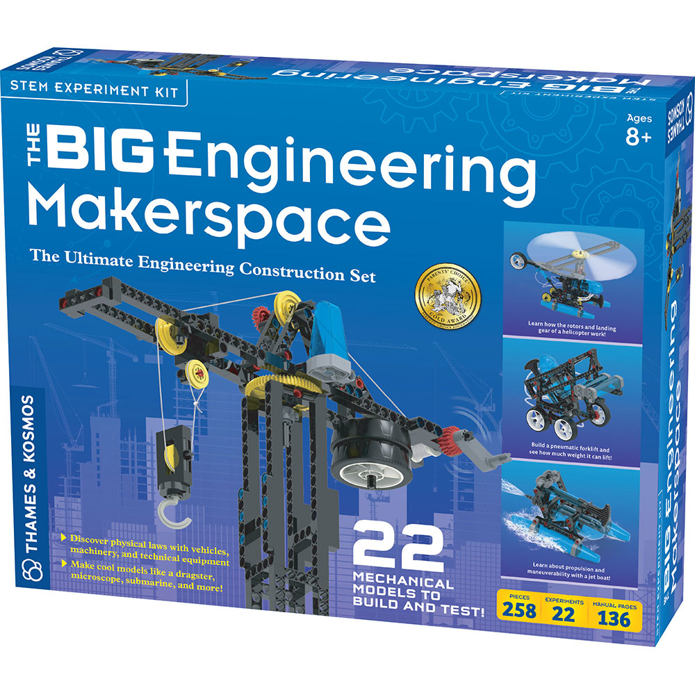 The Big Engineering Makerspace Kit - STEM Learning Tools for Kids & Adults - Perfect for DIY Projects, Robotics, and Science Experiments at Home or School