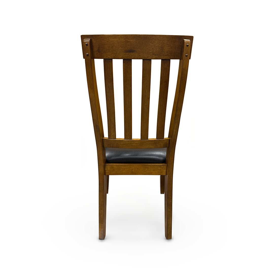 Mariposa Slatback Chair - Modern Wooden Dining Chair for Kitchen, Patio & Outdoor Use - Comfortable & Stylish Home Furniture
