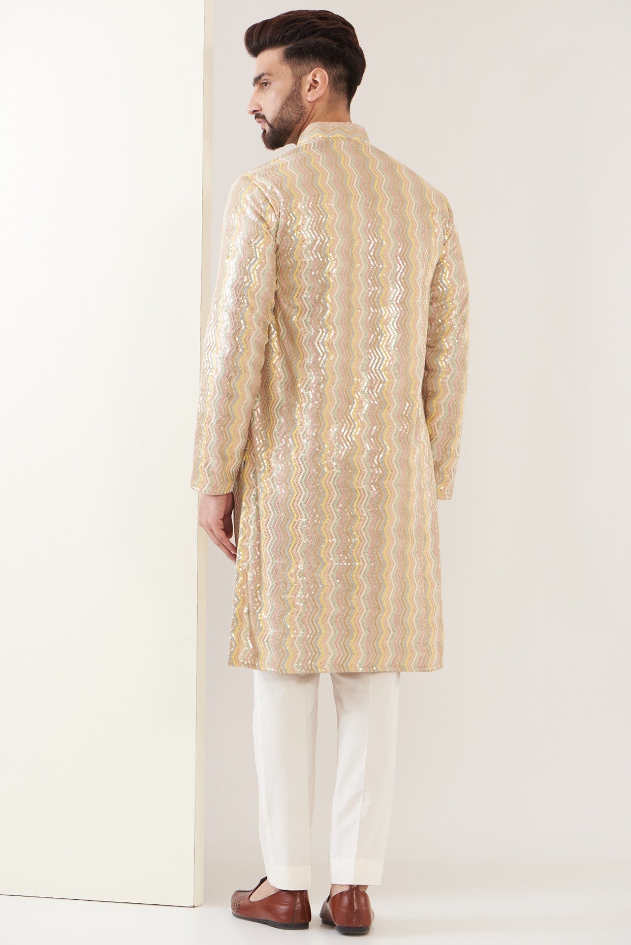Exquisite Multi-Embroidered Chikankari Kurta for Women | Traditional Indian Handcrafted Cotton Tunic | Perfect for Festivals, Weddings & Casual Wear